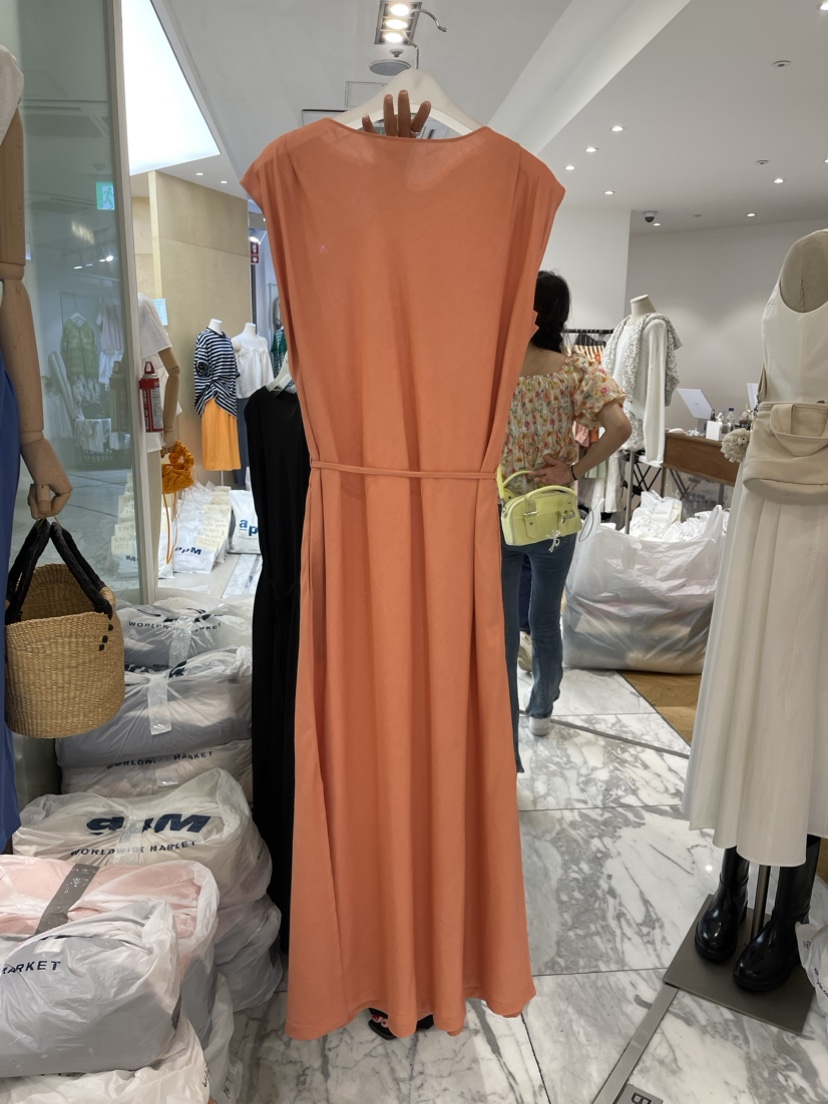 ALMOND韓國直郵女士新品真品時尚職業人氣24秋夏推薦連衣裙ALMOND連衣裙