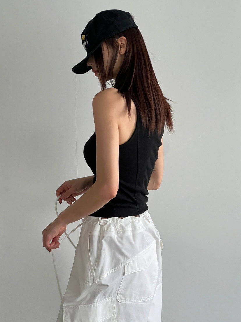 ANOTHER AVENUE韓國直郵女士新品推薦熱賣24秋夏吊帶背心拉鏈ANOTHER AVENUE吊帶/背心