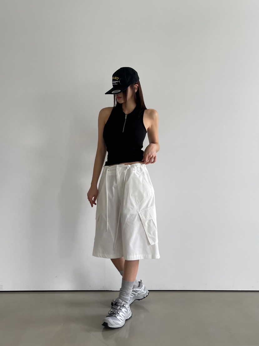 ANOTHER AVENUE韓國直郵女士新品推薦熱賣24秋夏吊帶背心拉鏈ANOTHER AVENUE吊帶/背心