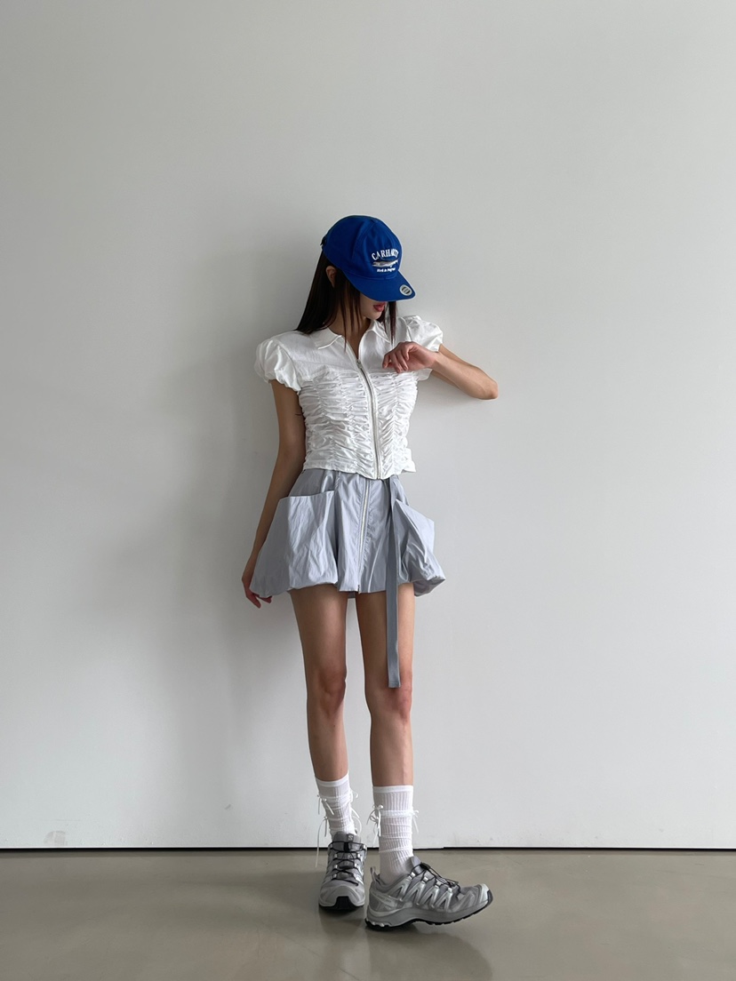ANOTHER AVENUE韓國直郵東大門實拍女裝新品熱賣24秋夏短裙ANOTHER AVENUE短裙