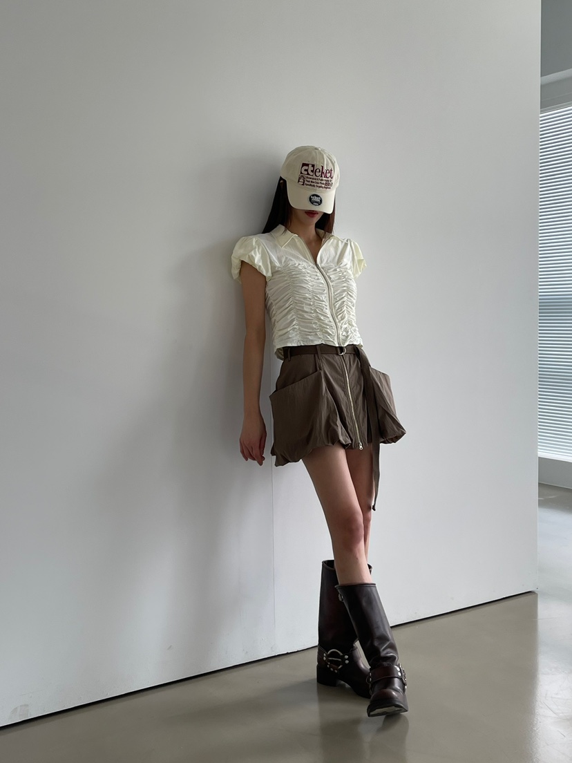 ANOTHER AVENUE韓國直郵東大門實拍女裝新品熱賣24秋夏短裙ANOTHER AVENUE短裙