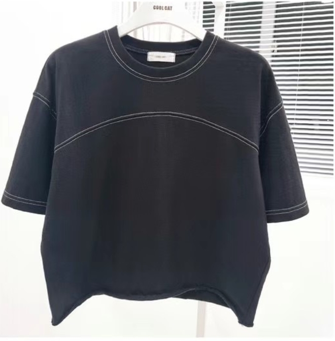 COOL CAT韓國直郵女士新品人氣職業真品休閑24秋夏推薦T恤OBLANCT恤圖色5