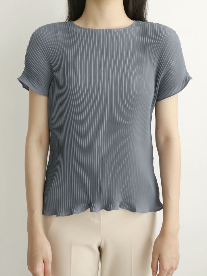 DAILY PROJECT韓國直郵東大門代購女裝新品24秋夏T恤褶皺DAILY PROJECTT恤