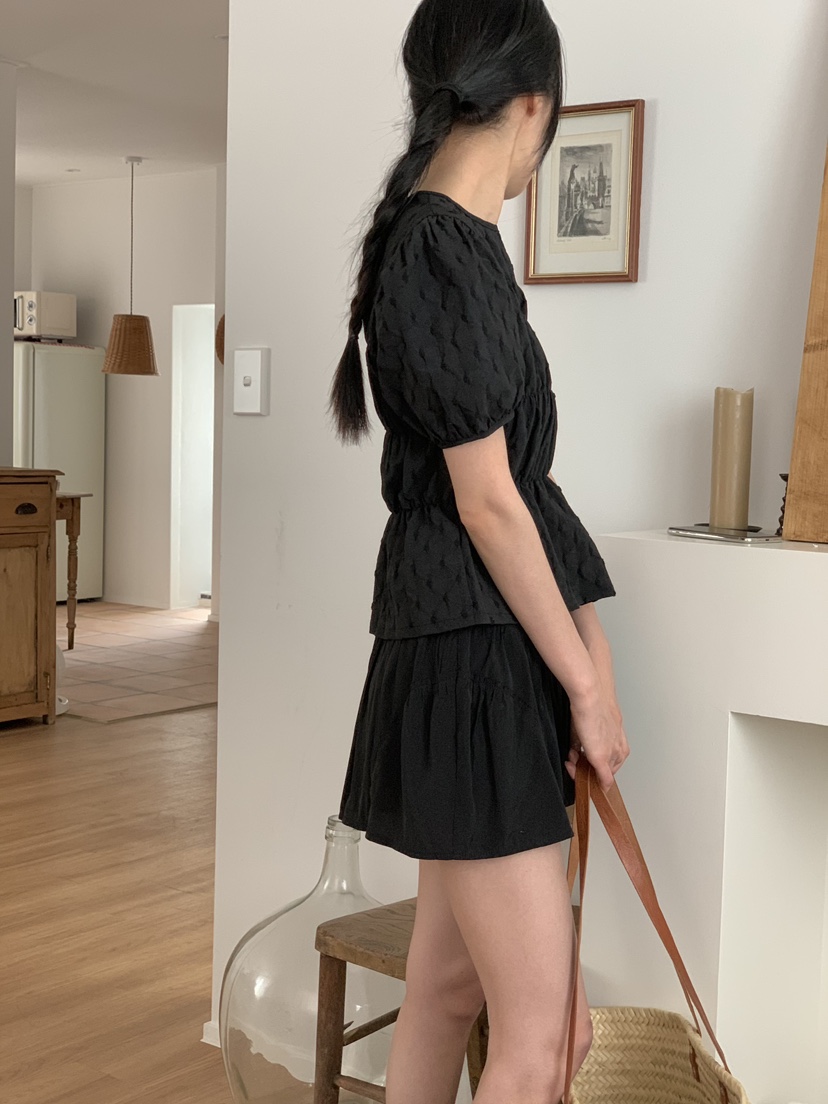 EOMPIT韓國直郵東大門實拍女士新品24秋夏職業休閑熱賣短裙EOMPIT短裙