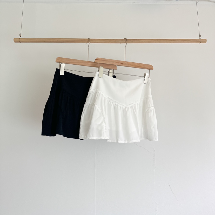 EOMPIT韓國直郵東大門實拍女士新品24秋夏職業休閑熱賣短裙EOMPIT短裙