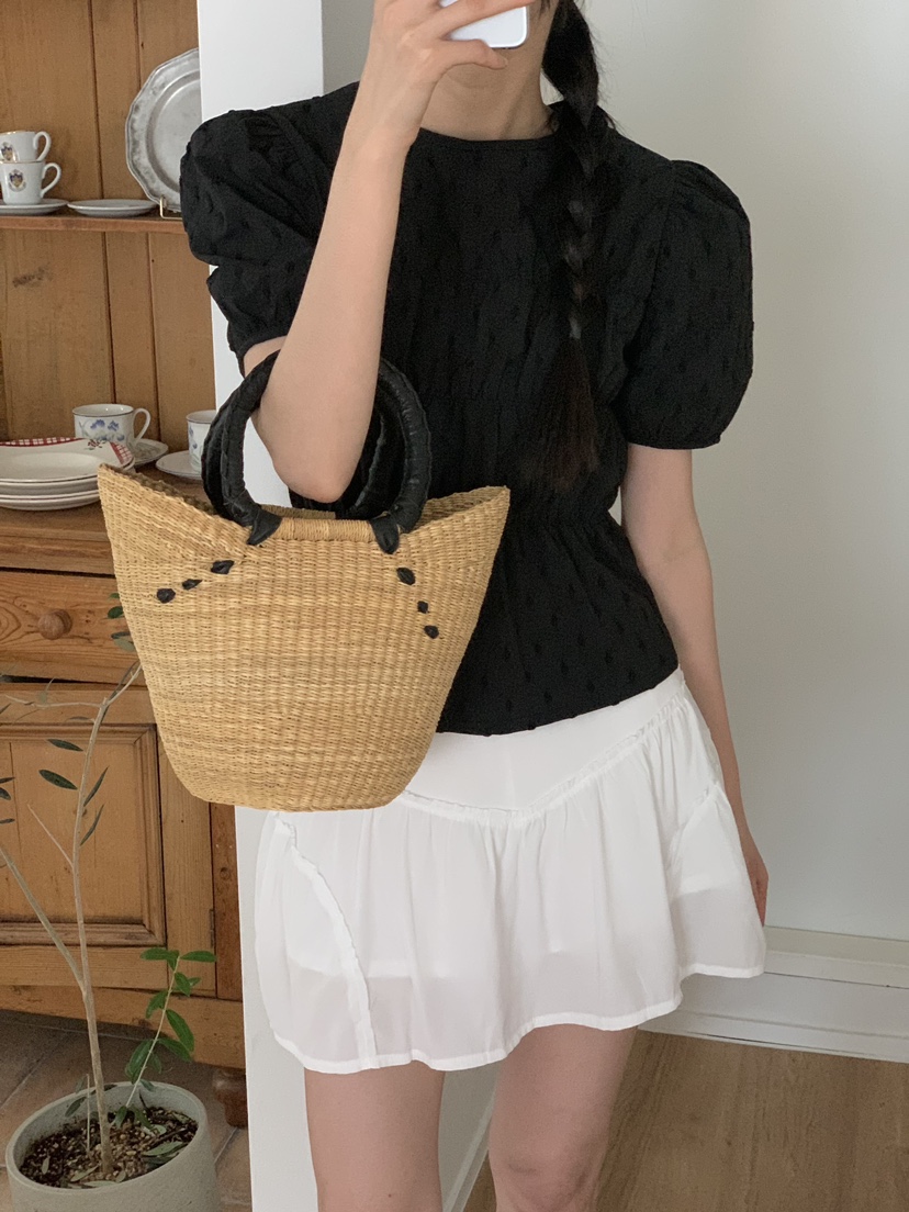EOMPIT韓國直郵東大門實拍女士新品24秋夏職業休閑熱賣短裙EOMPIT短裙