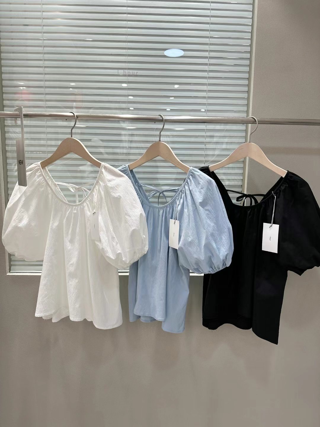 i hour韓國直郵東大門實拍女裝新品人氣24春夏襯衫蕾絲衫i hour襯衫/蕾絲衫圖色2左二色