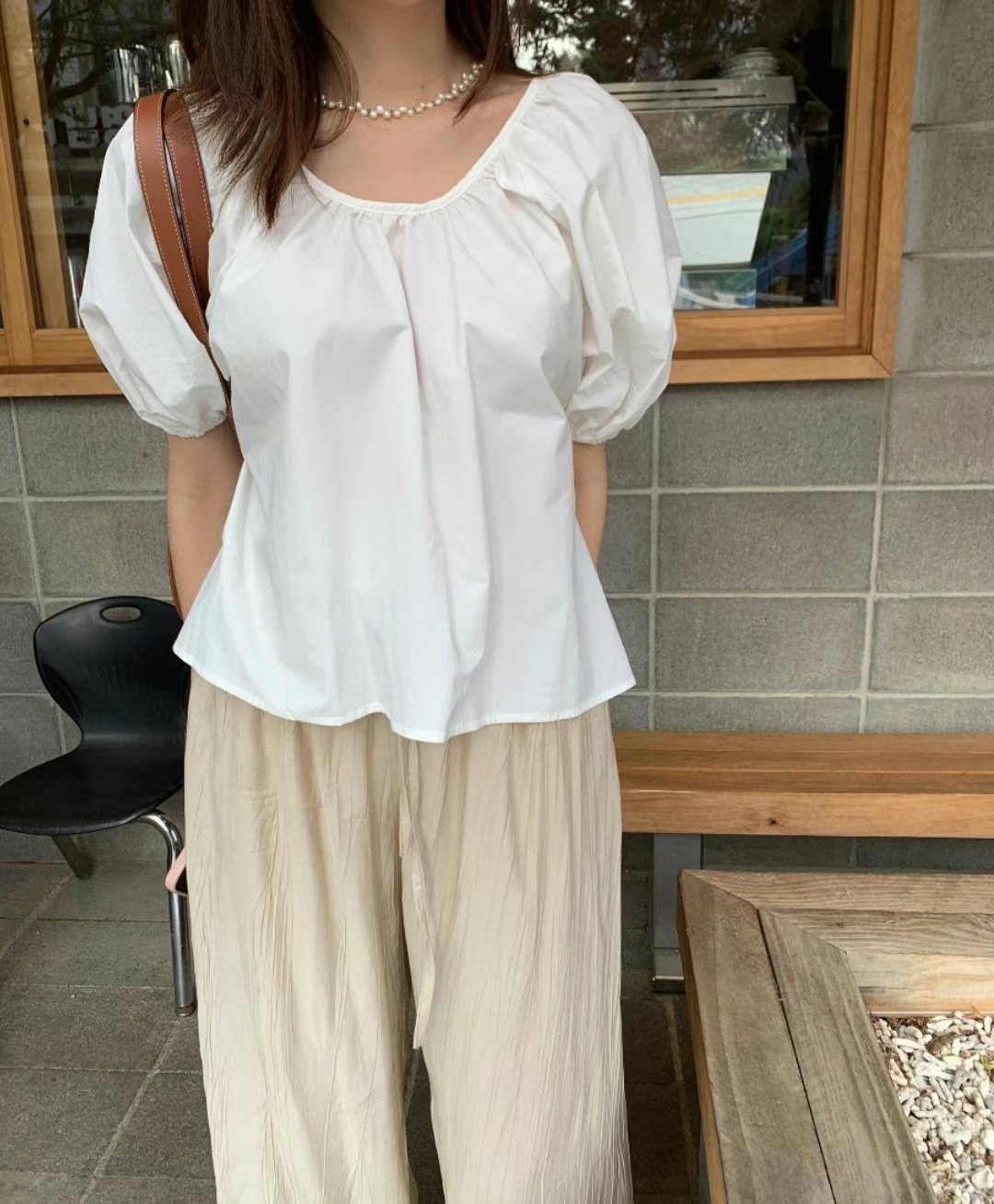 i hour韓國直郵東大門實拍女裝新品人氣24春夏襯衫蕾絲衫i hour襯衫/蕾絲衫圖色3