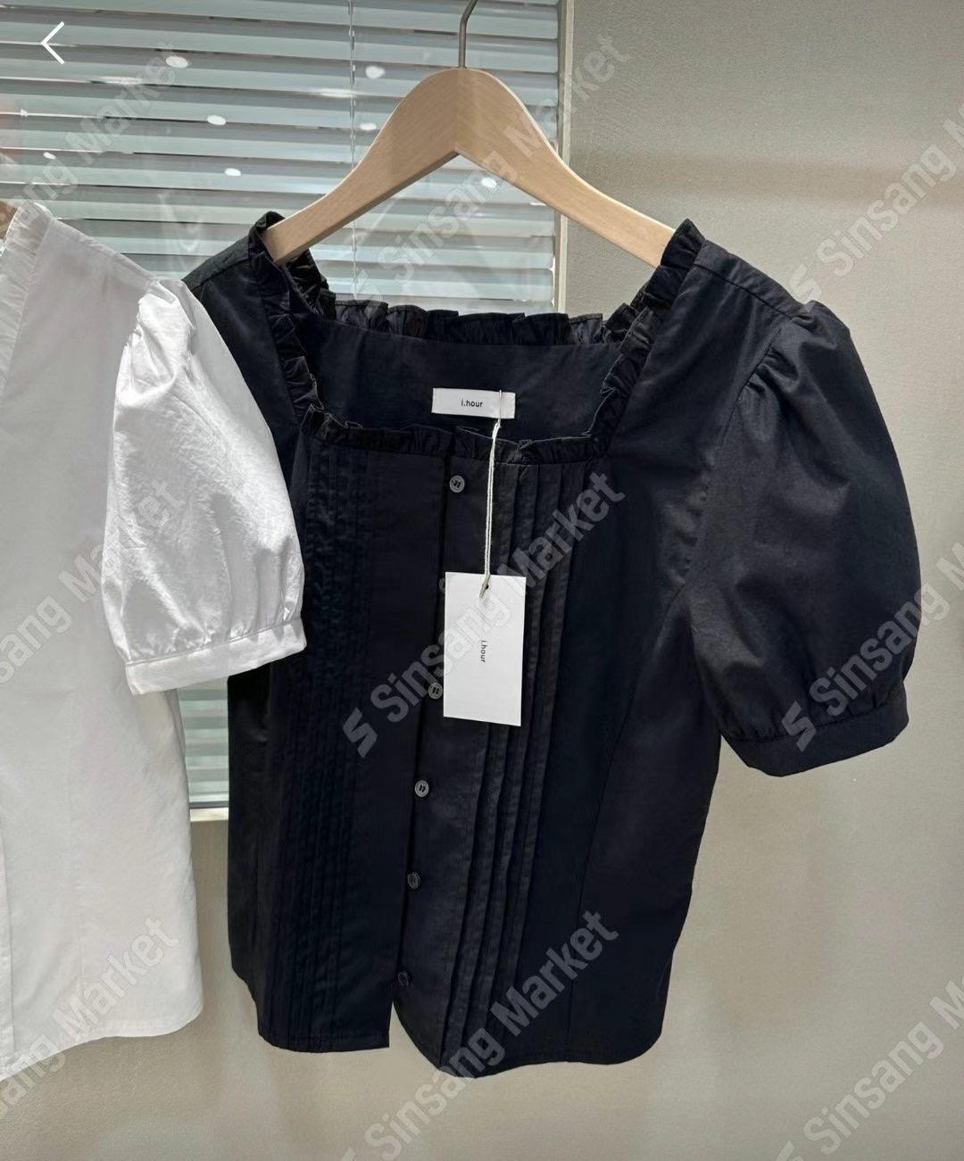 i hour韓國直郵東大門實拍女裝新品職業24春夏襯衫蕾絲衫i hour襯衫/蕾絲衫圖色2