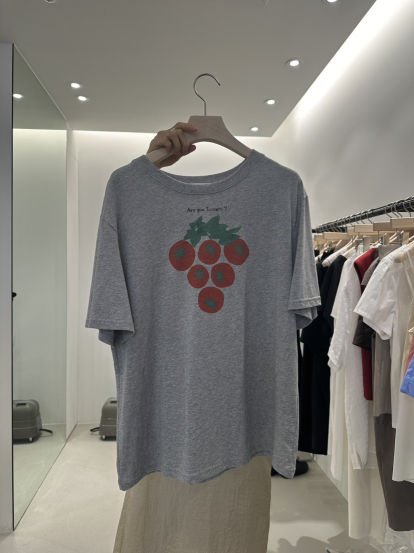 VINEYARD直郵韓國代購女裝新款推薦真品職業24秋夏熱賣T恤ANDTERRACET恤圖色2