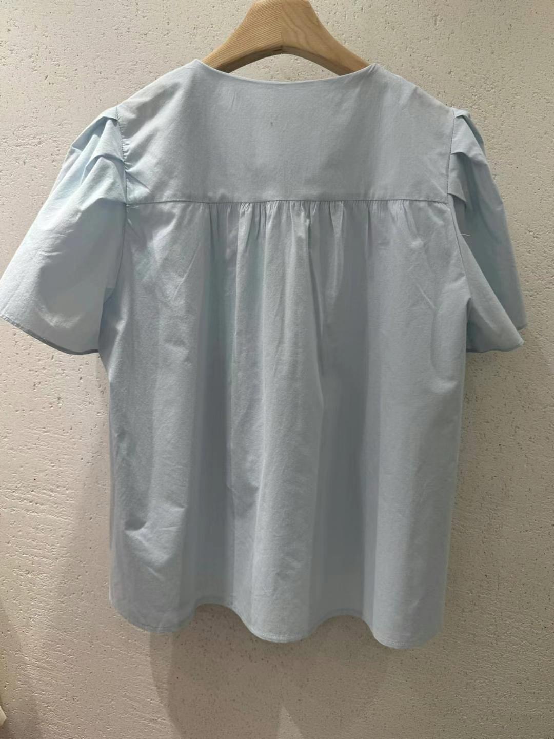 GLOWY直郵韓國代購女裝新款24春夏推薦時尚熱賣襯衫蕾絲衫GLOWY襯衫/蕾絲衫