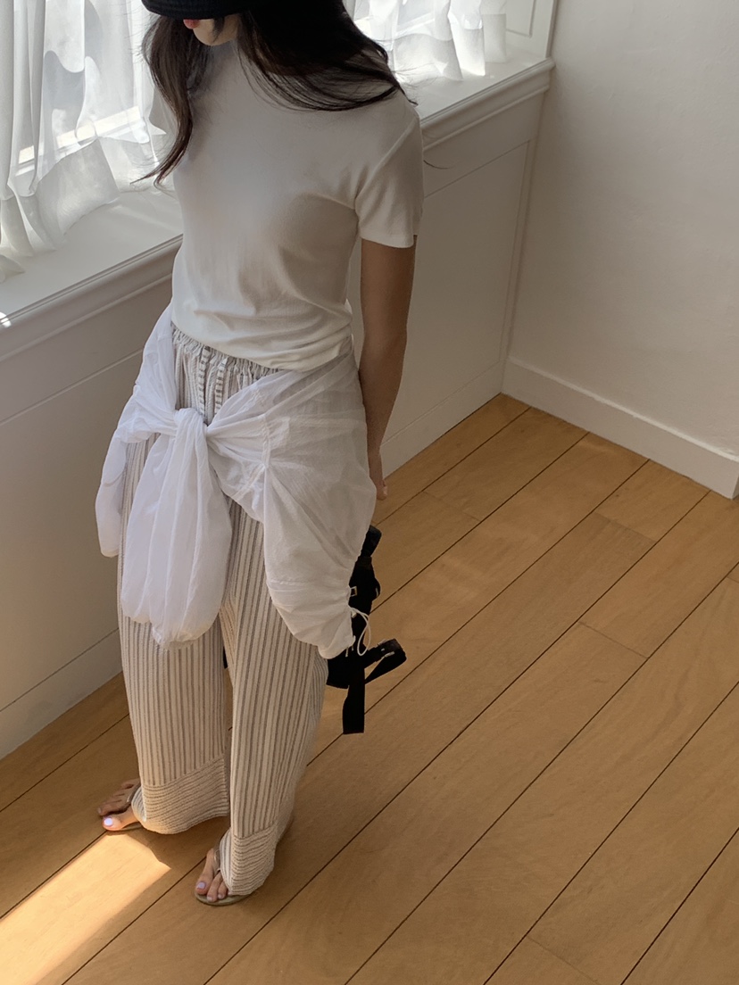 LOGARDEN直郵韓國代購女裝新款熱賣推薦休閑24春夏休閑褲LO GARDEN休閑褲