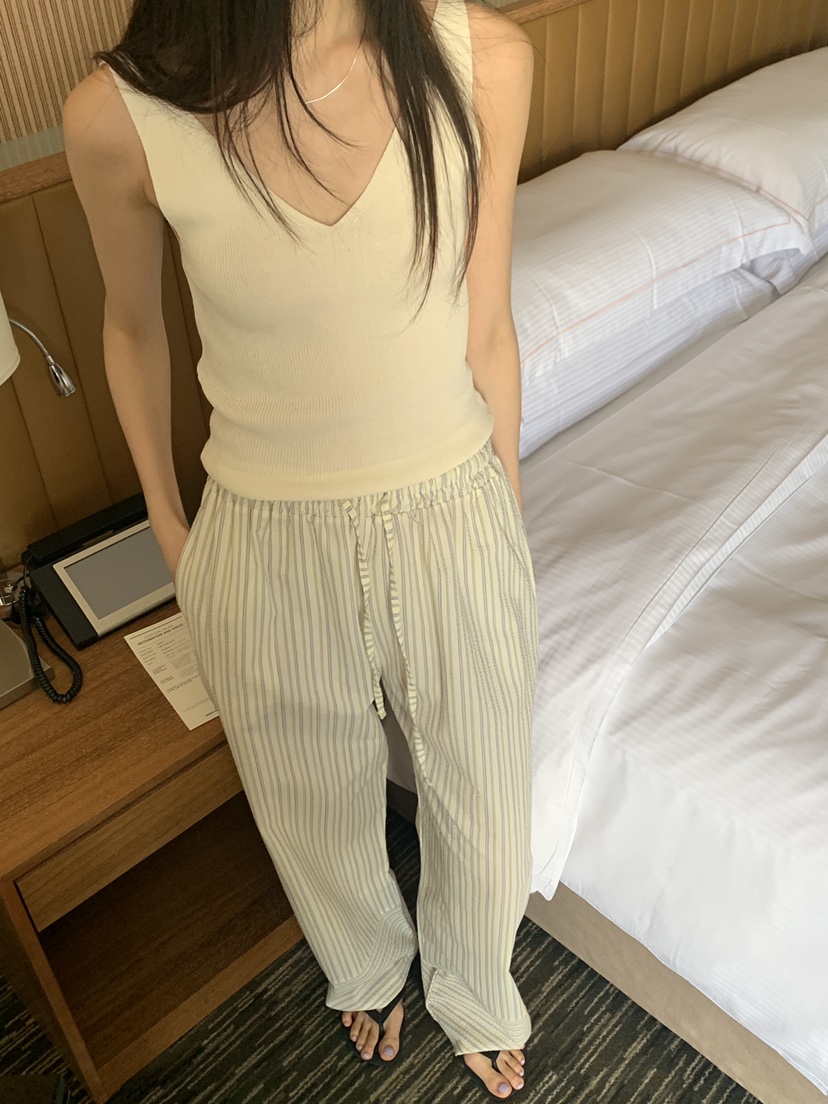 LOGARDEN直郵韓國代購女裝新款熱賣推薦休閑24春夏休閑褲LO GARDEN休閑褲圖色2