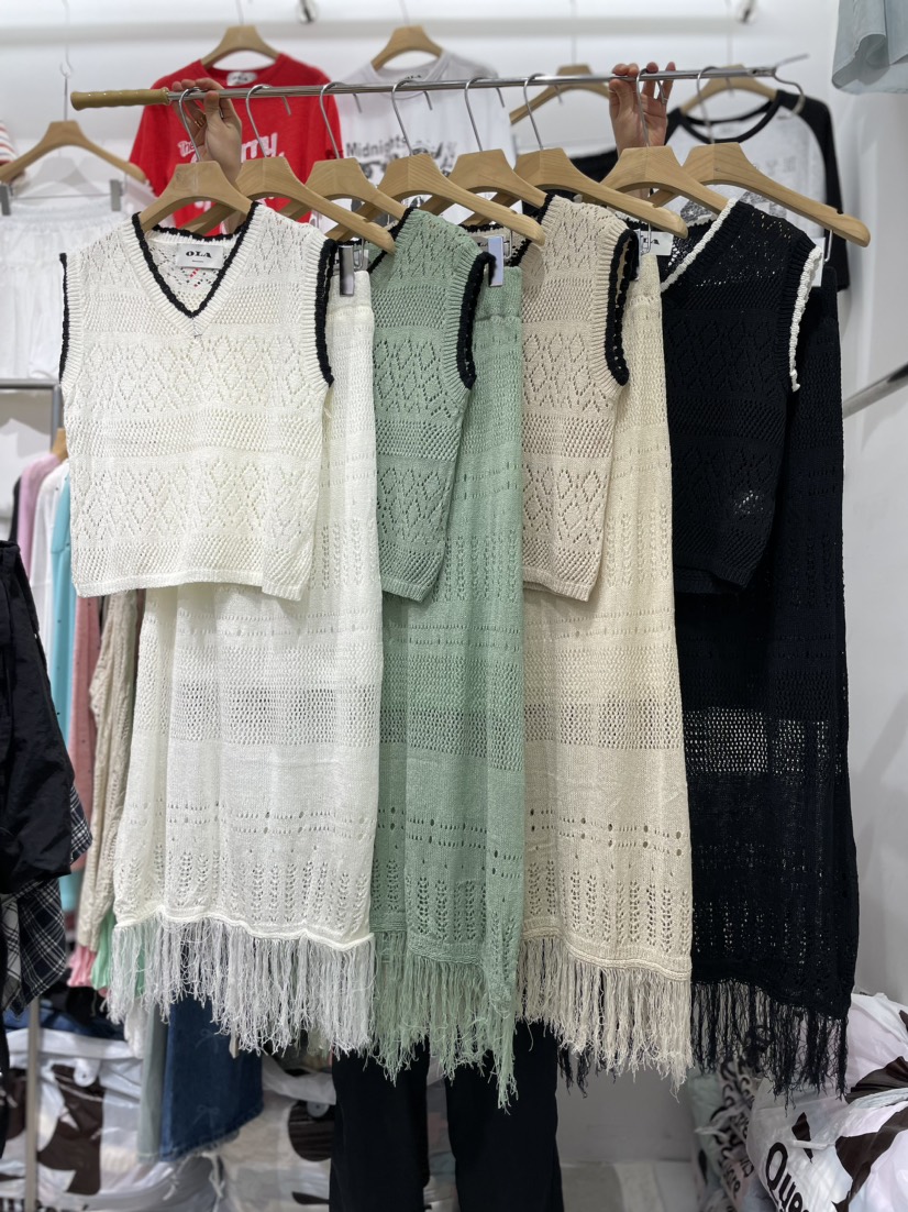 OLA直郵韓國代購女裝新品休閑職業推薦人氣熱賣真品24春夏套裝mellor/OLA套裝