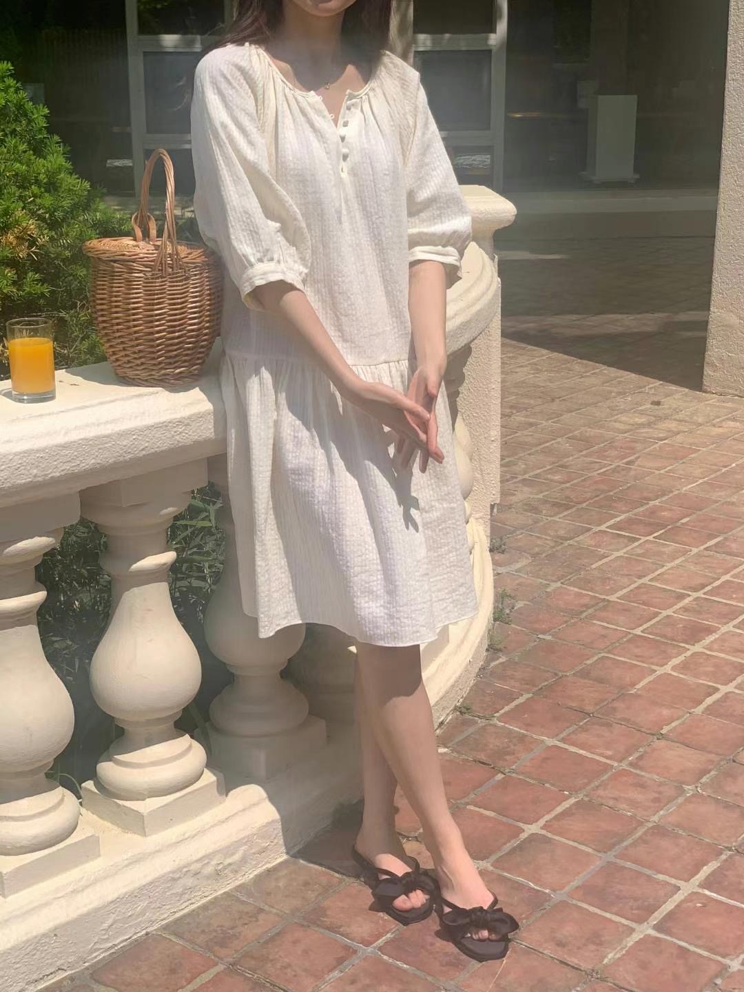 SECOND DRESS-세컨드레스-OT韓國直郵東大門代購女裝新品24春夏連衣裙SECOND DRESS連衣裙