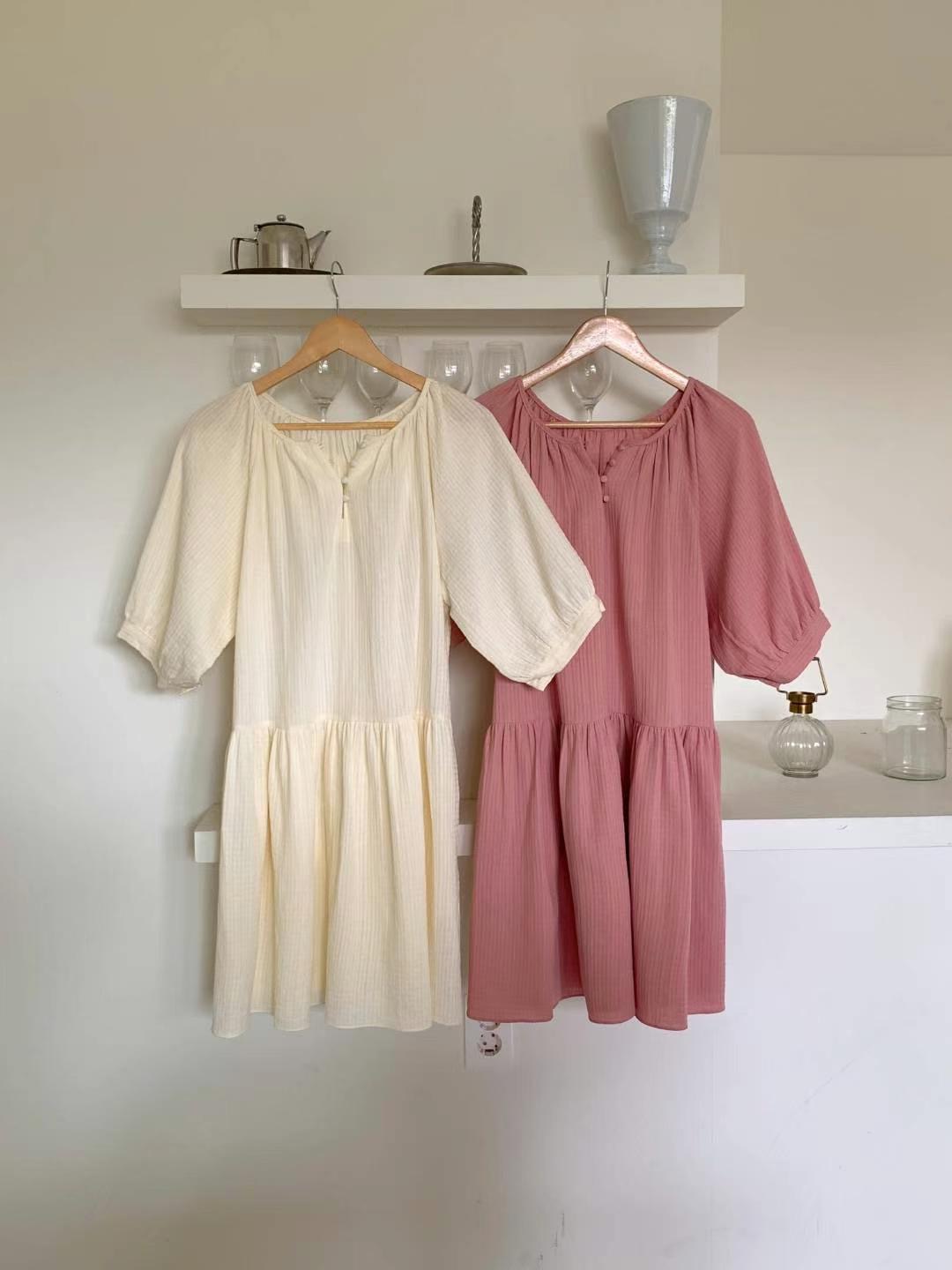 SECOND DRESS-세컨드레스-OT韓國直郵東大門代購女裝新品24春夏連衣裙SECOND DRESS連衣裙圖色2左二色