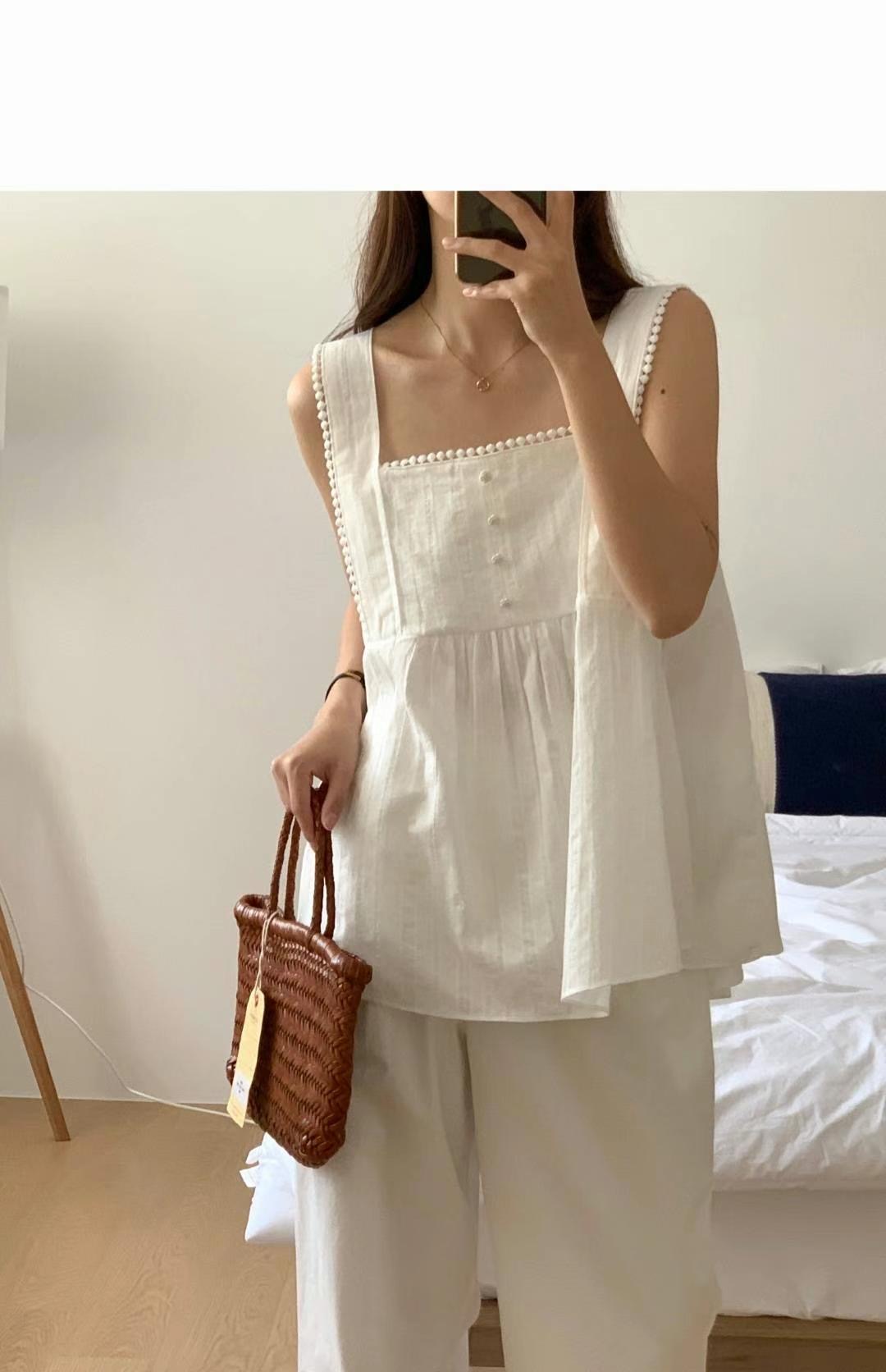SECOND DRESS-세컨드레스-OT韓國直郵女裝新款推薦吊帶背心SECOND DRESS吊帶/背心圖色2