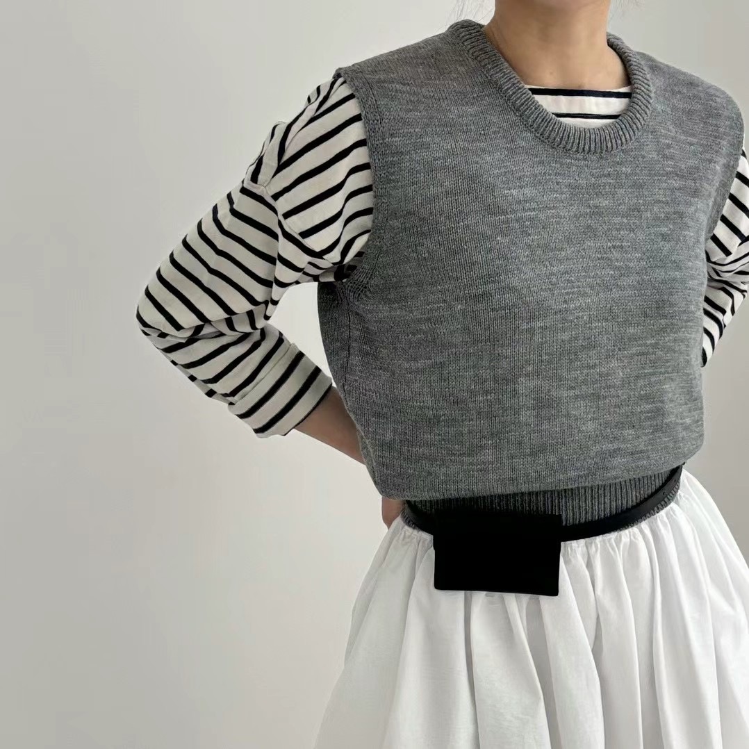 VIVAGLAM-비바글램-T韓國直郵東大門代購女裝新品時尚馬甲VIVAGLAM馬甲圖色1