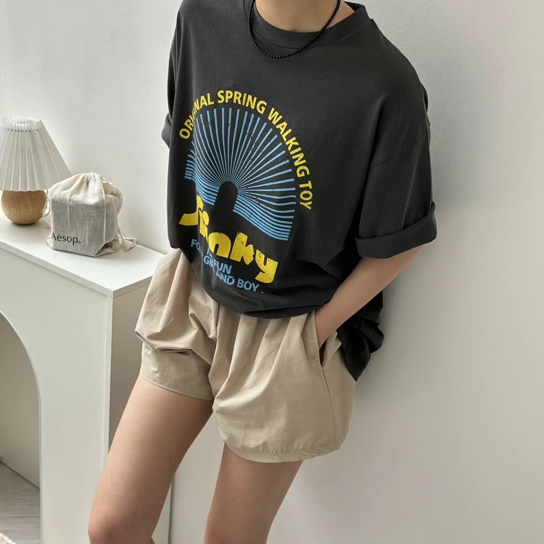 VIVAGLAM-비바글램-T直郵韓國代購女裝新品休閑24秋夏T恤VIVAGLAMT恤