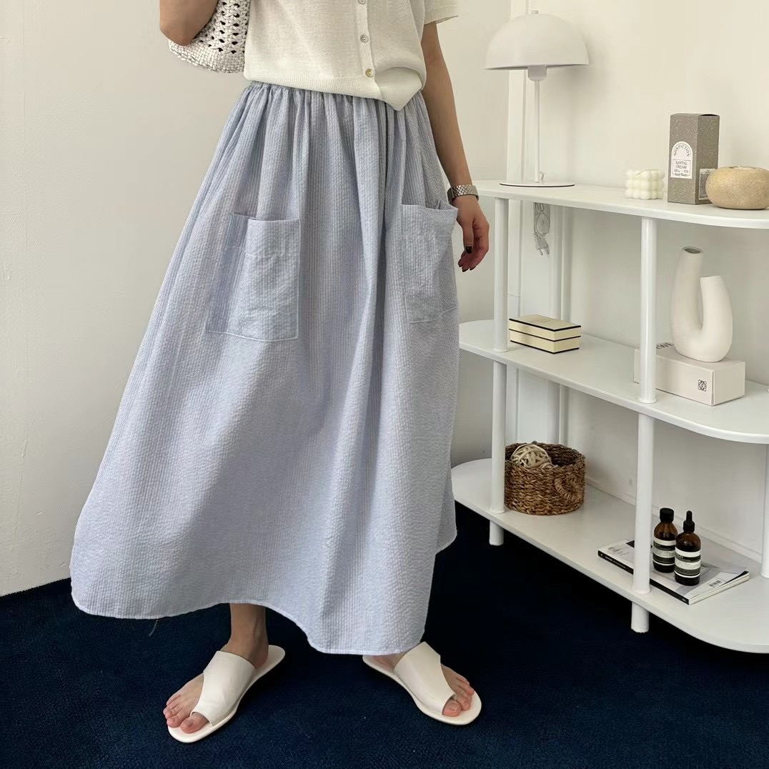 VIVAGLAM-비바글램-T韓國直郵東大門代購女裝新品24秋夏長裙VIVAGLAM長裙圖色2