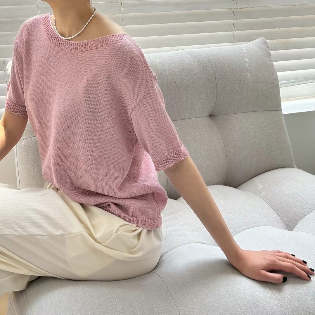 VIVAGLAM-비바글램-T韓國直郵東大門代購女士新款24秋夏針織衫VIVAGLAM針織衫圖色2