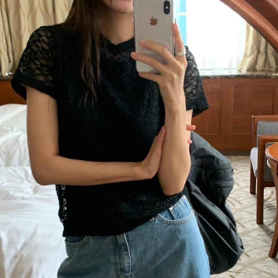 BLUSHER韓國直郵東大門代購女裝新款時尚真品人氣推薦24秋夏T恤BLUSHERT恤