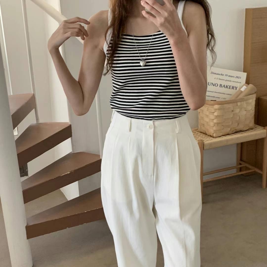 BLUSHER韓國直郵東大門代購女士新品熱賣職業休閑推薦吊帶背心BLUSHER吊帶/背心