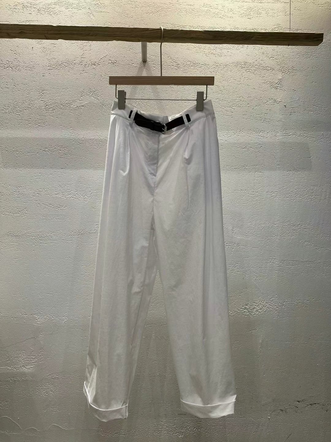 FERRARI直郵韓國代購女裝新品人氣時尚職業真品熱賣休閑褲腰帶FERRARI休閑褲