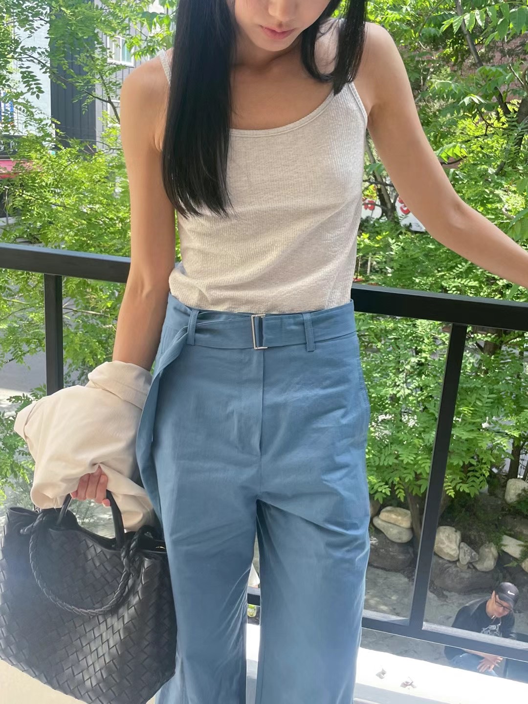 Le vral直郵韓國代購女裝新品真品時尚休閑職業吊帶背心羅紋Le vral吊帶/背心圖色3