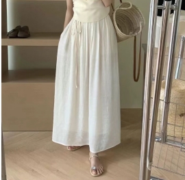 PALPAL韓國直郵東大門代購女裝新款熱賣24春夏時尚職業長裙PALPAL長裙