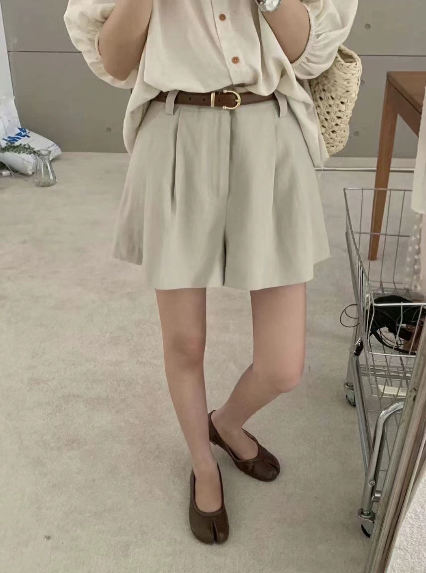PALPAL韓國直郵東大門代購女裝新品24春夏休閑人氣真品短褲PALPAL短褲