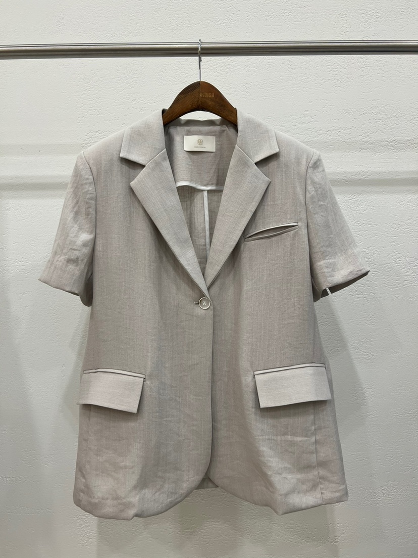 BANI BLUBH韓國直郵女裝新品時尚真品人氣休閑24春夏套裝亞麻BANI BLUSH套裝