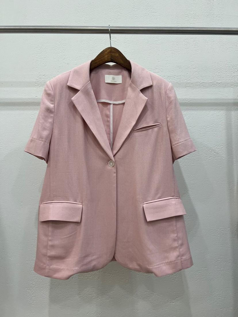 BANI BLUBH韓國直郵女裝新品時尚真品人氣休閑24春夏套裝亞麻BANI BLUSH套裝圖色2