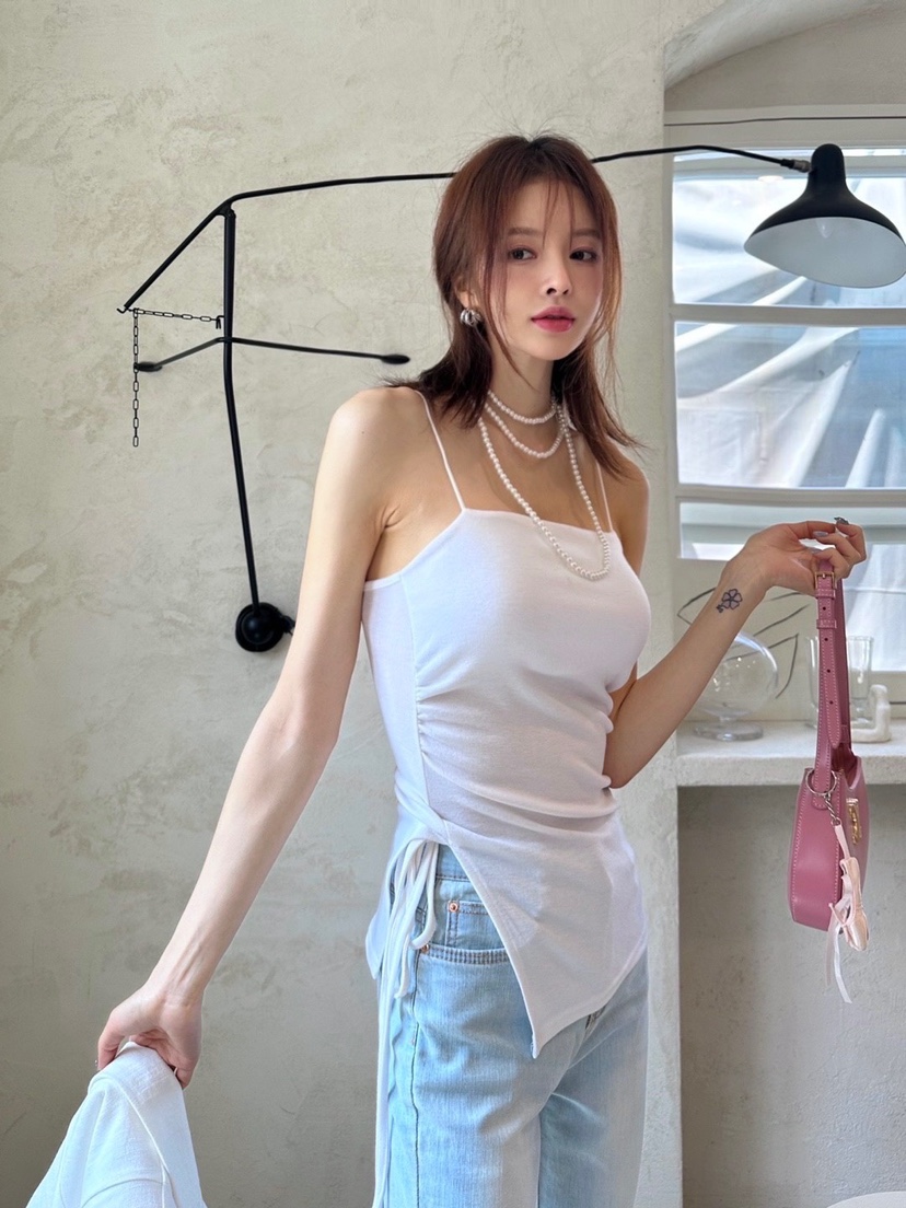 BANI BLUBH直郵韓國代購女裝新款24春夏推薦時尚吊帶背心BANI BLUSH吊帶/背心