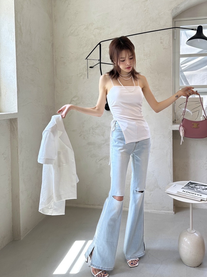 BANI BLUBH直郵韓國代購女裝新款24春夏推薦時尚吊帶背心BANI BLUSH吊帶/背心