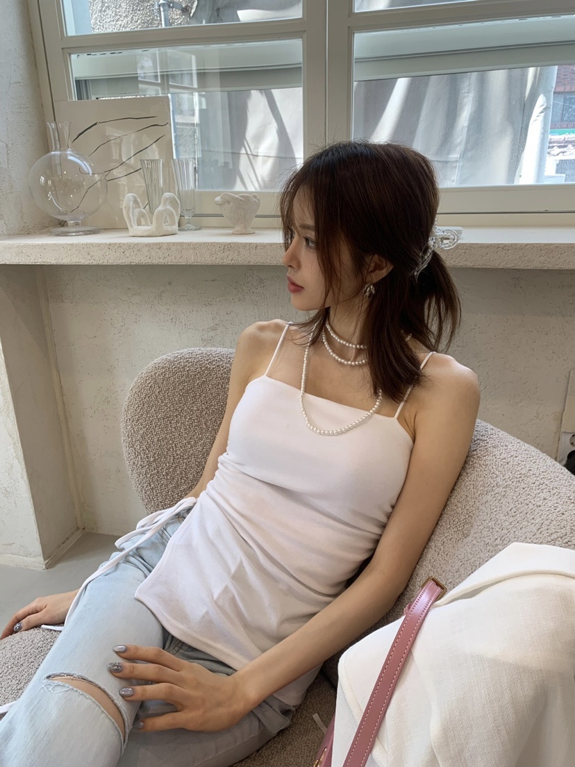 BANI BLUBH直郵韓國代購女裝新款24春夏推薦時尚吊帶背心BANI BLUSH吊帶/背心