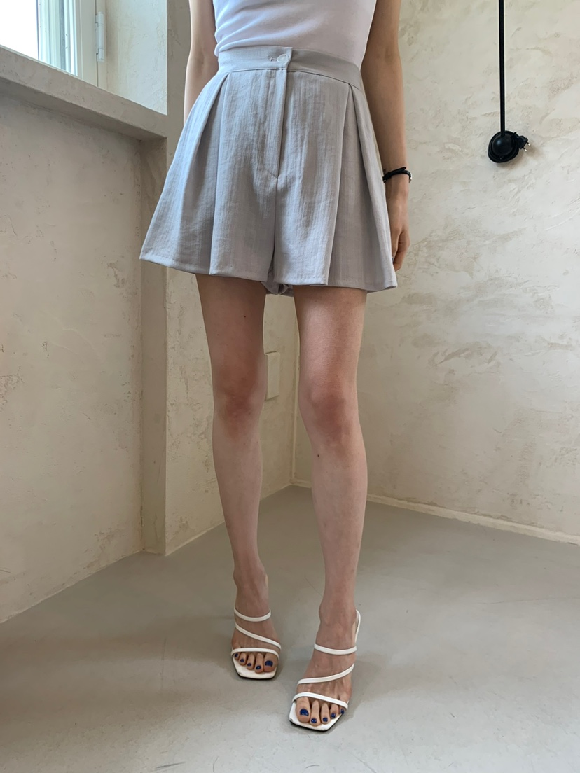 BANI BLUBH直郵韓國代購女裝新品休閑熱賣推薦真品短褲亞麻BANI BLUSH短褲