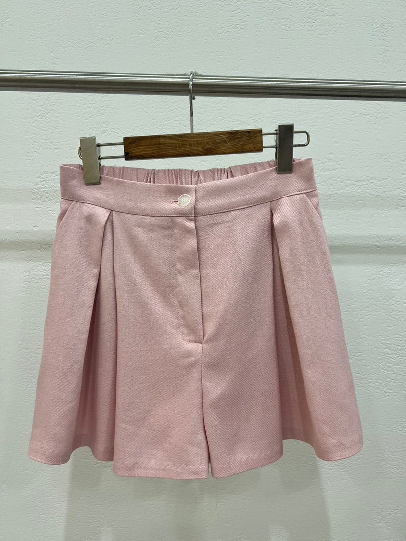 BANI BLUBH直郵韓國代購女裝新品休閑熱賣推薦真品短褲亞麻BANI BLUSH短褲