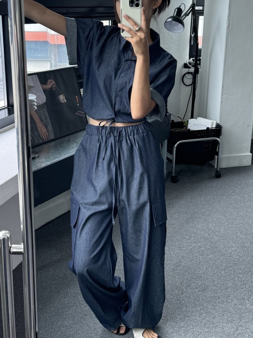 BONHEUR直郵韓國代購女裝新款真品職業休閑推薦休閑褲工裝褲CHARMING休閑褲