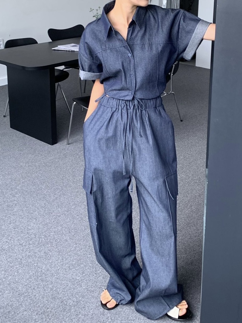 BONHEUR直郵韓國代購女裝新款真品職業休閑推薦休閑褲工裝褲CHARMING休閑褲