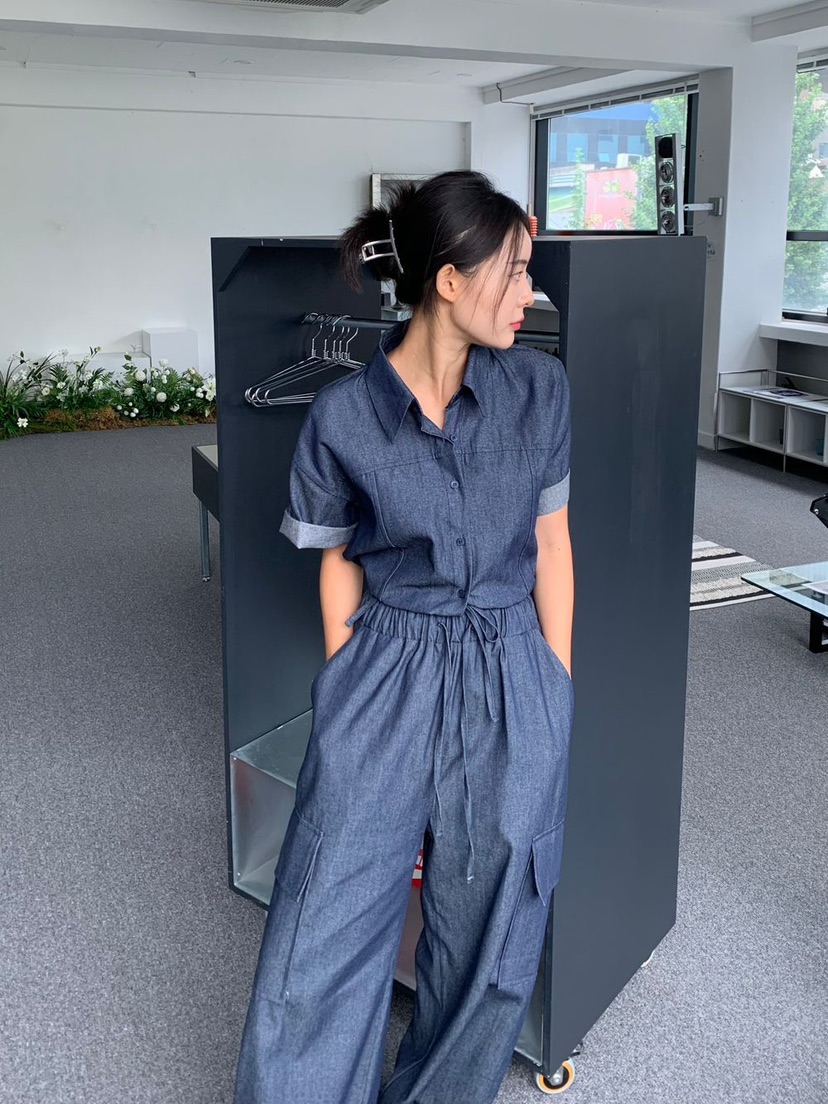 BONHEUR直郵韓國代購女裝新款真品職業休閑推薦休閑褲工裝褲CHARMING休閑褲
