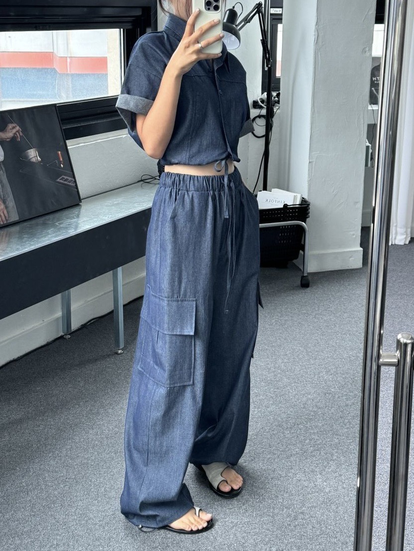 BONHEUR直郵韓國代購女裝新款真品職業休閑推薦休閑褲工裝褲CHARMING休閑褲