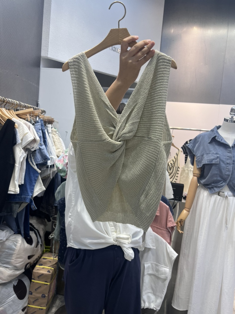 HIPTIQUE韓國直郵東大門代購女裝新品休閑24春夏吊帶背心BLOOM-Q吊帶/背心圖色2