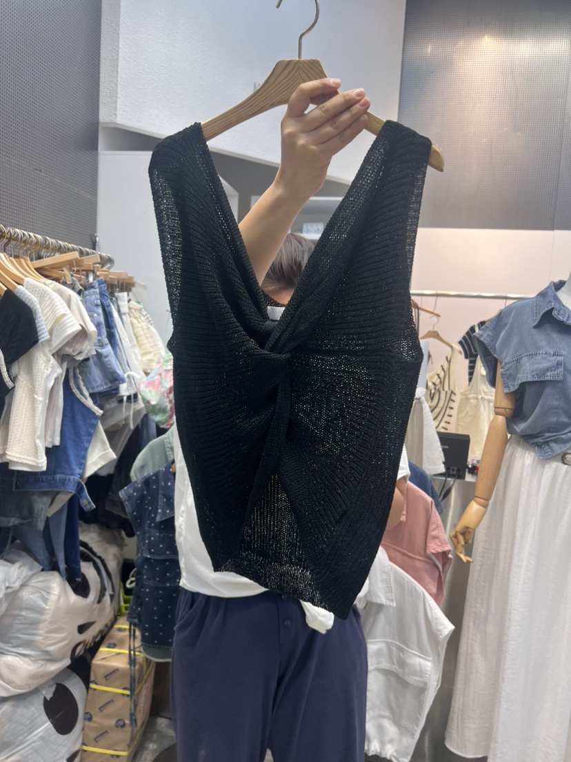 HIPTIQUE韓國直郵東大門代購女裝新品休閑24春夏吊帶背心BLOOM-Q吊帶/背心圖色4