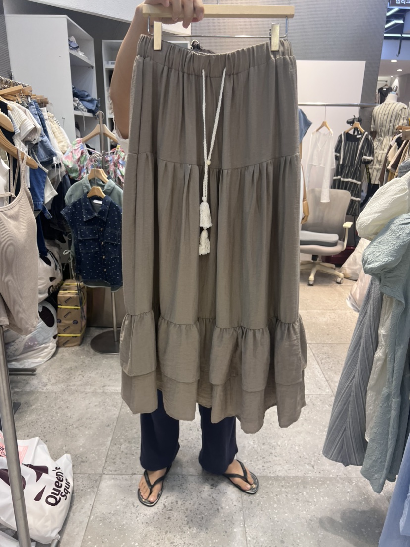 HIPTIQUE直郵韓國代購女裝新款真品熱賣推薦24春夏休閑長裙BLOOM-Q長裙