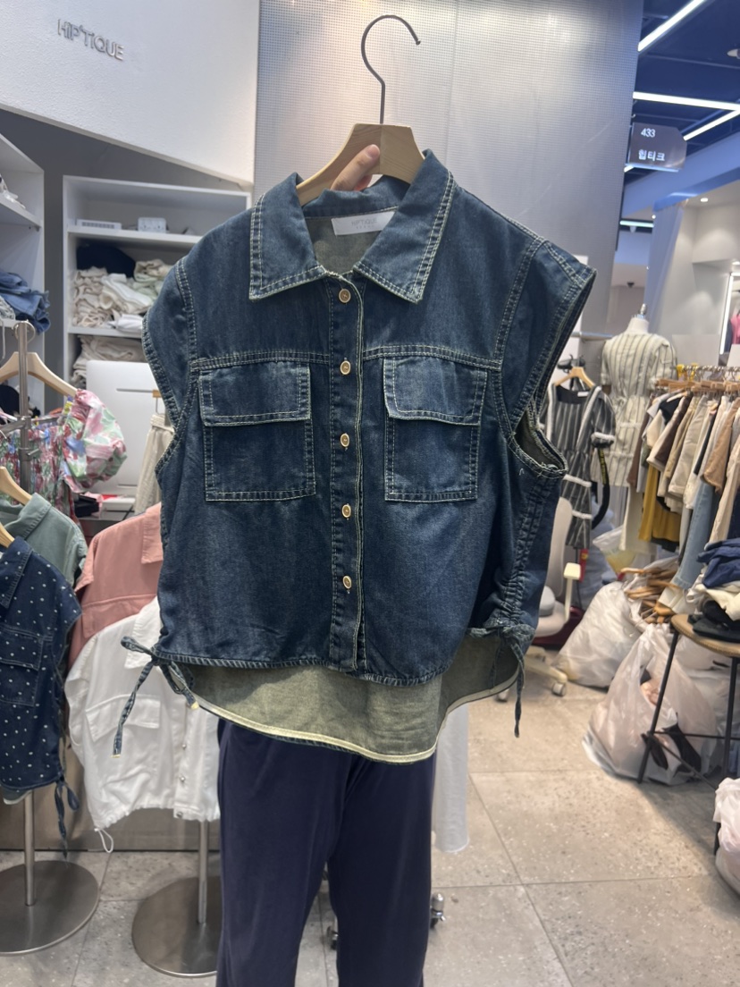 HIPTIQUE韓國直郵女裝新款熱賣24春夏真品職業推薦時尚馬甲BLOOM-Q馬甲圖色3