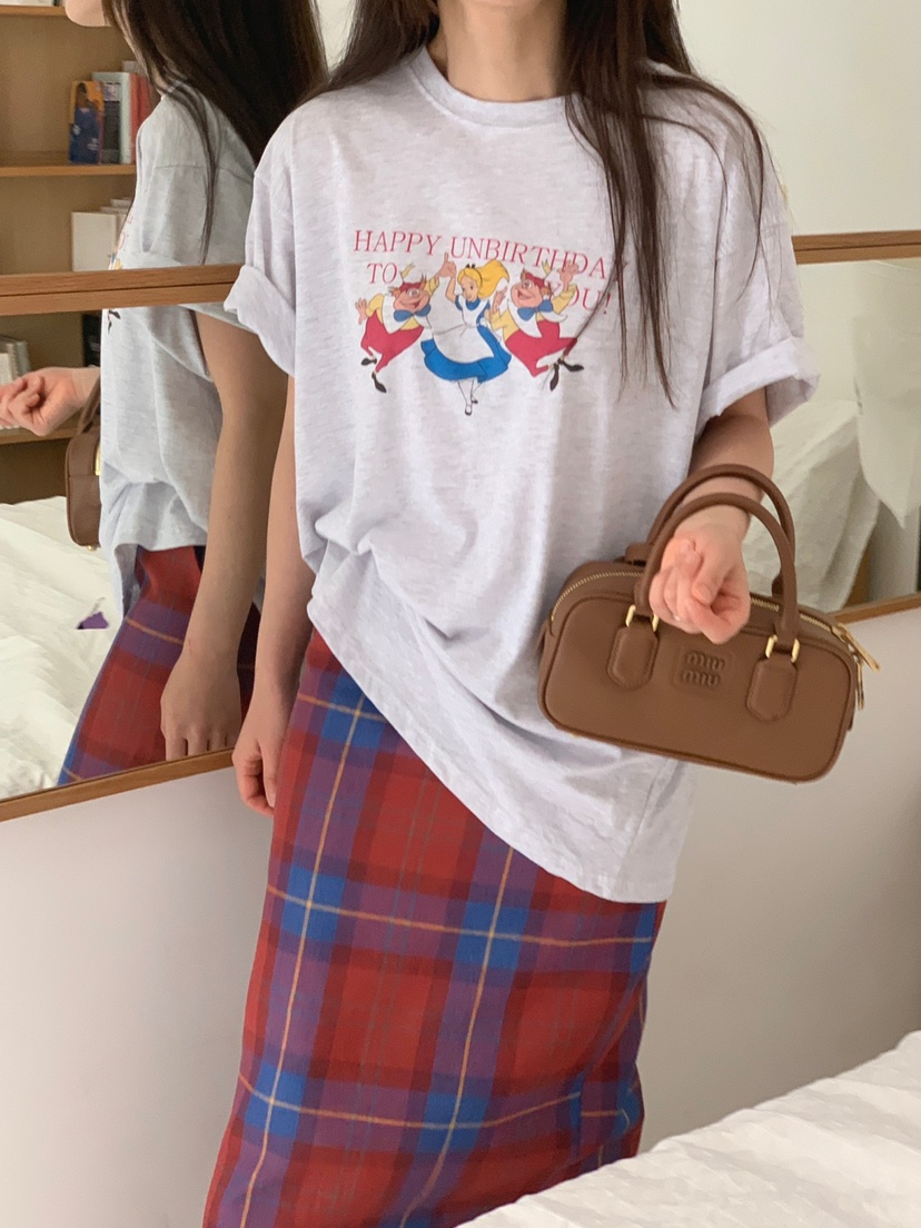 JKICHI直郵韓國代購女裝新品熱賣24春夏推薦休閑時尚人氣T恤EDITT恤