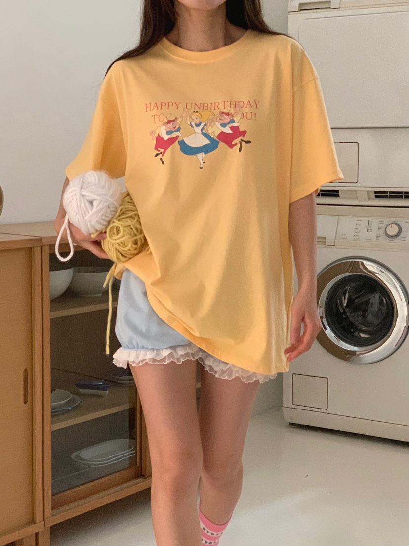 JKICHI直郵韓國代購女裝新品熱賣24春夏推薦休閑時尚人氣T恤EDITT恤