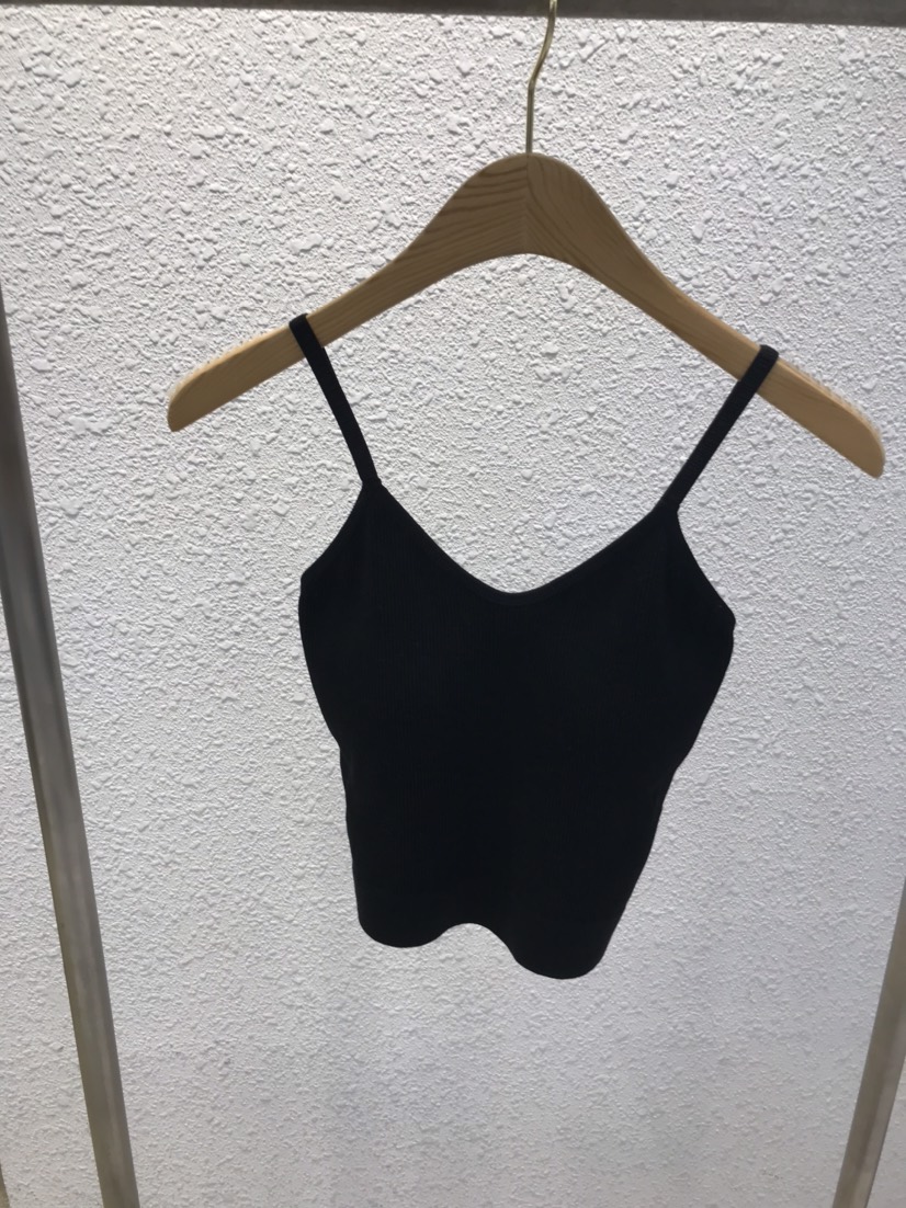 KC MARKET直郵韓國代購女裝新品真品時尚熱賣24春夏吊帶背心空吊帶/背心圖色2