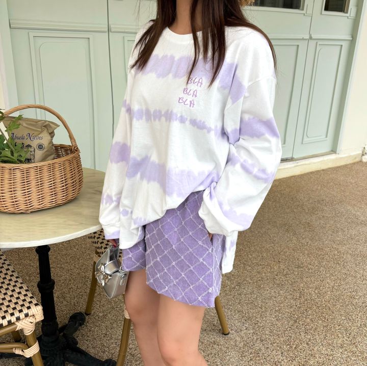 MARS韓國直郵東大門實拍女裝新款推薦24秋夏休閑職業長袖T恤mars長袖T恤